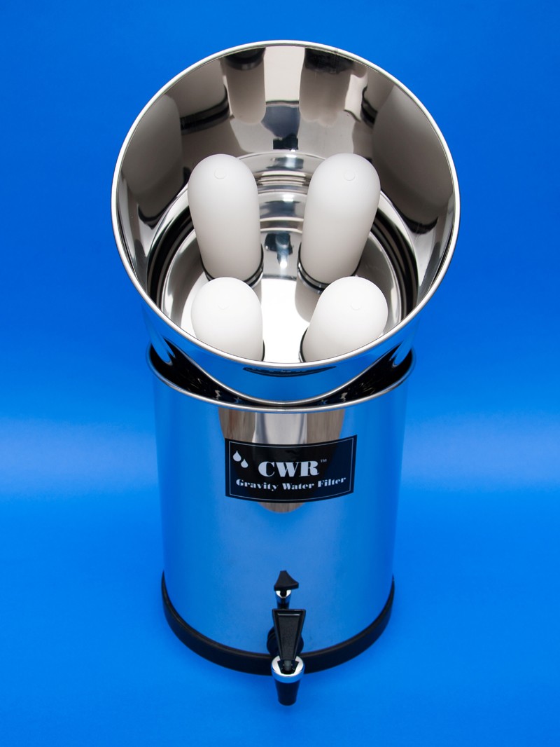 CWR GravityFeed Filter, Stainless Steel