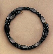 Magnetic Bracelet, Faceted Hematite