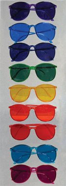 Color Therapy Glasses, Set of 9